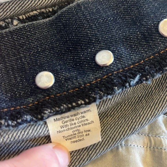 J.Crew Vintage Straight Demi-boot Button-Fly Denim Jean in Norgate Wash 12 Tall - Picture 8 of 9